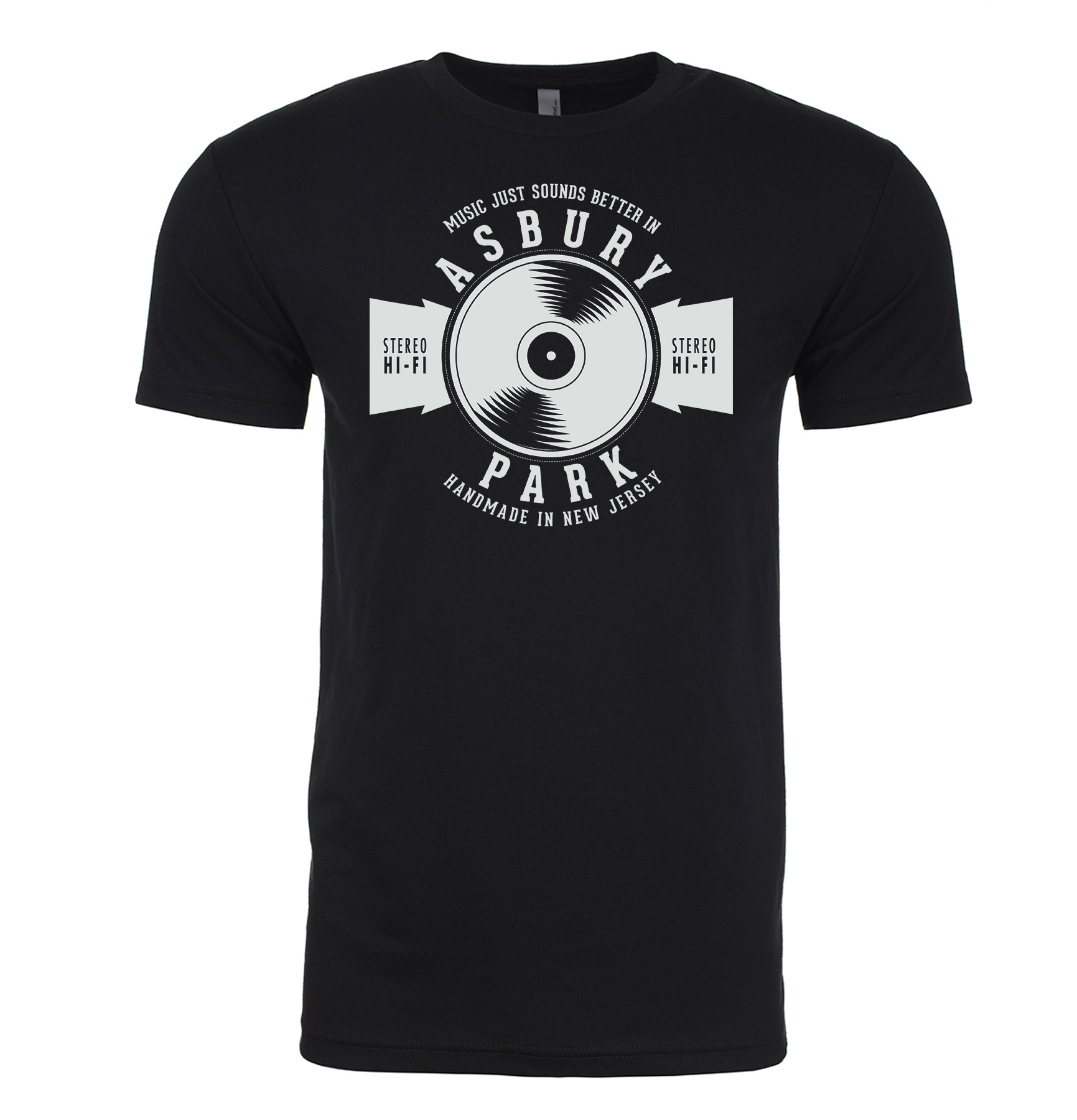 Music Just Sounds Better In Asbury Park Tee Shirt | Asbury Park Fight Club