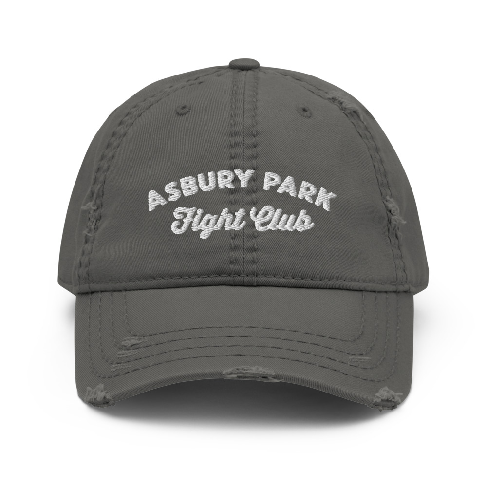 Asbury Park Fight Club Distressed Dad Hat