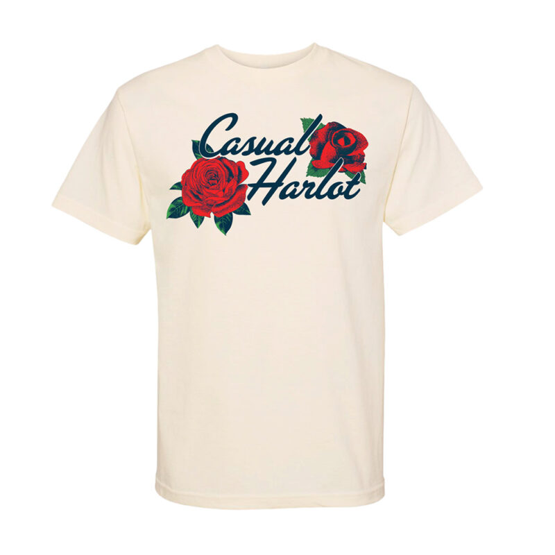 Casual Harlot Cream Tee